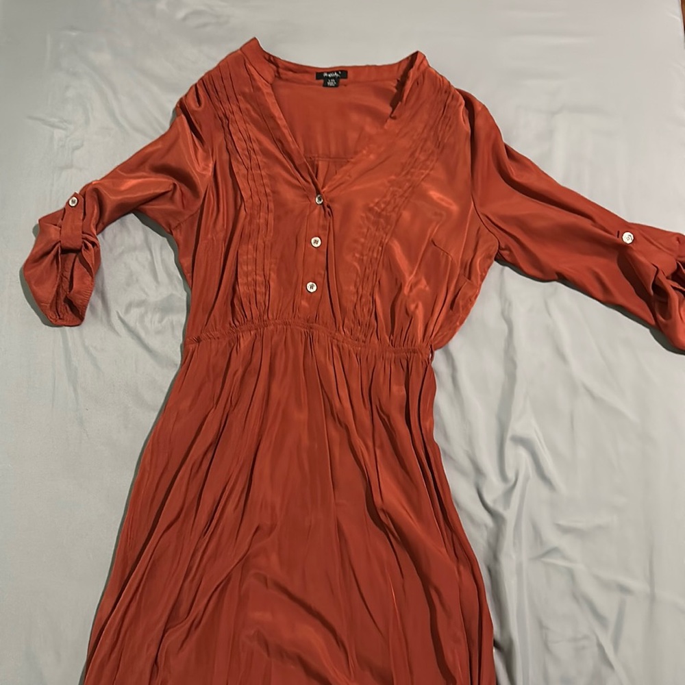 Silky flowy dress